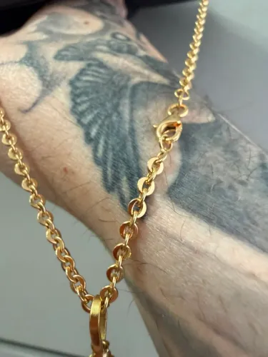 Corrente de ouro 4.83g 18k procedência garantia eterna
