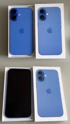 IPHONE 16 - 128gb AZUL - SUPER CONSERVADO 99% bateria