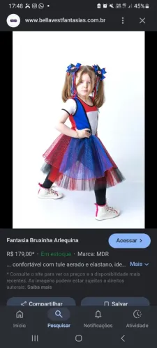Fantasia alerquina infantil 2 anos
