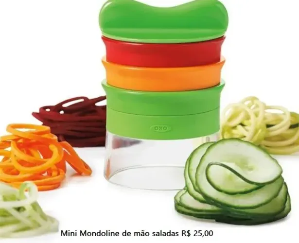 Mini Mondoline de mão saladas