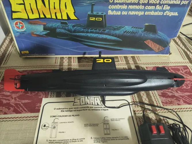 Submarino Sonar Estrela anos 90 vintage leia