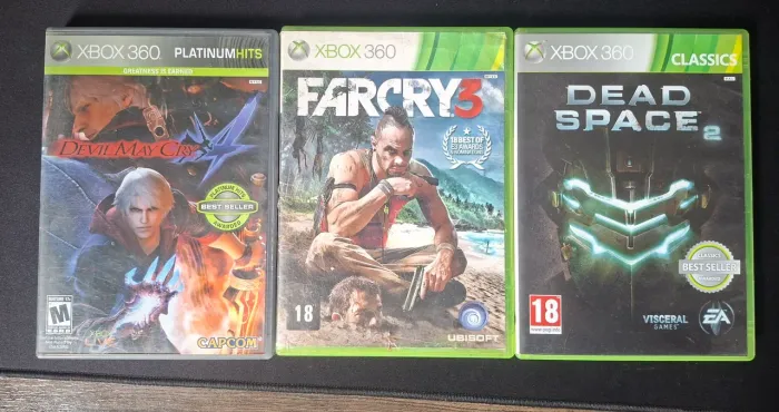 Pacote 3 jogos de Xbox 360