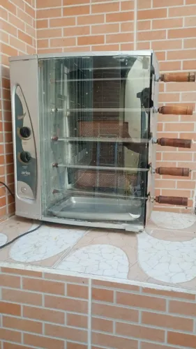 Churrasqueira eletrica a gas