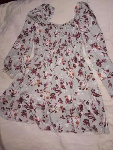 Vestido Shein ciganinha floral verde Tamanho G Novo