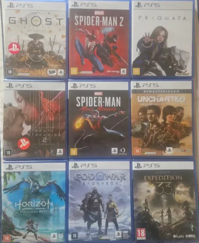 Jogos ps5 lacrados