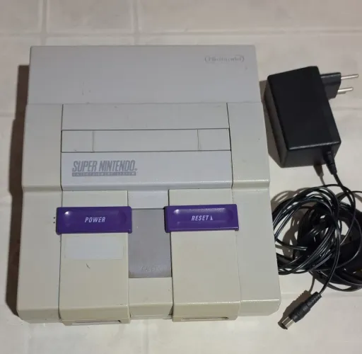 Super Nintendo fat aparelho + cabo av + fonte