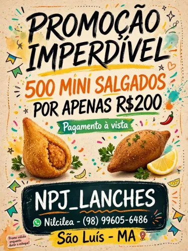 melhor salgado da ilha