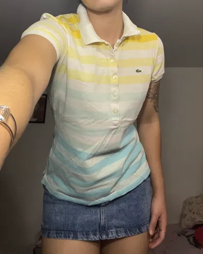Camiseta Polo Lacoste Original Feminina