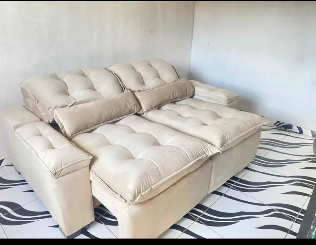 PROMOÇÃO SOFÁ RETRÁTIL RECLINÁVEL 2 LUGARES DE LUXO 