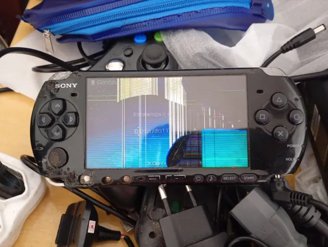 Psp portátil com defeito