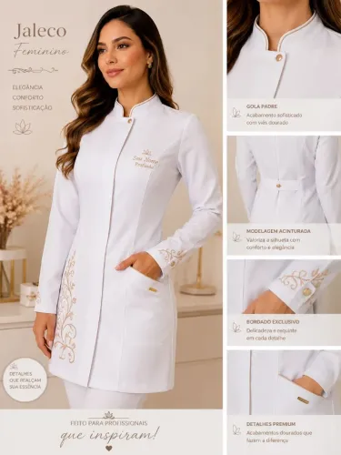 Jaleco feminina M