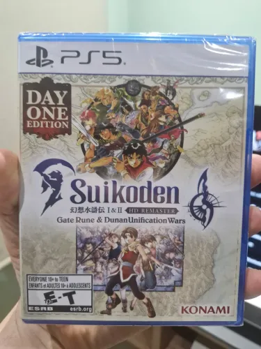 Suikoden HD Remaster 1 e 2 PS5 Lacrado