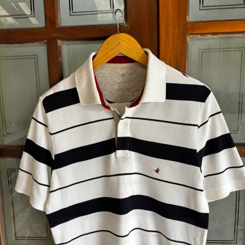 camisa polo brooksfield listrada slim fit
