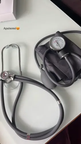 Kit de Acadêmico de Enfermagem- Estetoscópio Duplo Rappaport + Esfigmomanômetro
