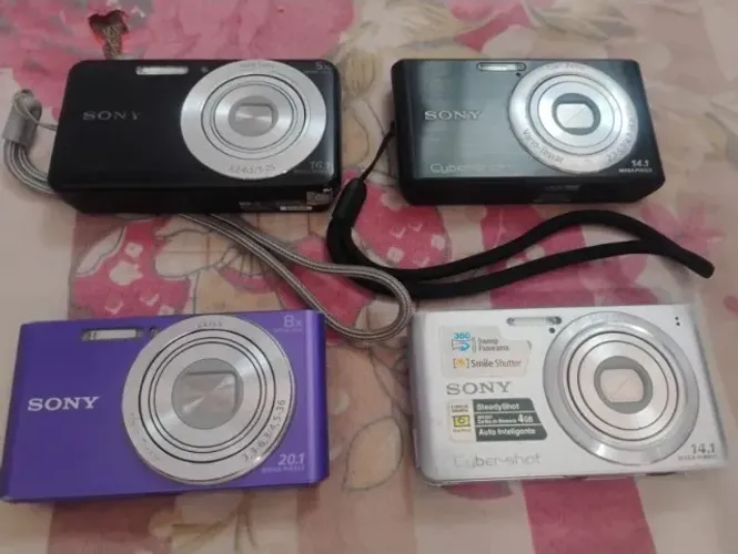 LOTE : CAMERAS DIGITAIS DA SONY EM BOM ESTADO E FUNCIONANDO .