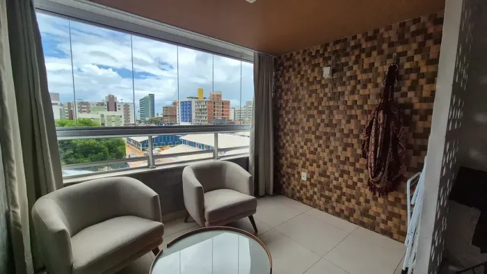 Lindo Apartamento Mobiliado com 3 quartos no Cabo Branco - João Pessoa - PB