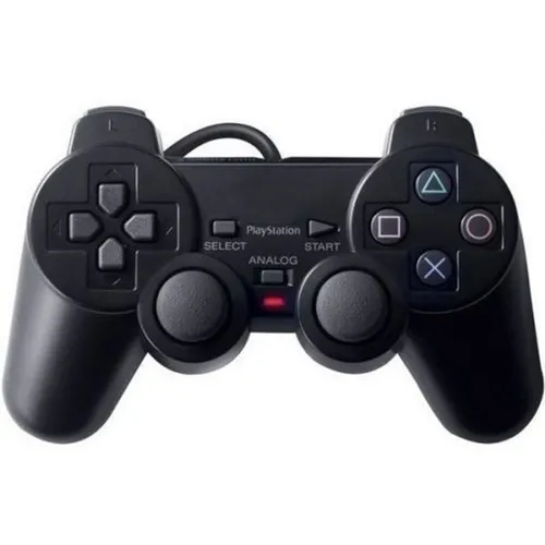 Controle Sony Playstation 2 Ps1 Ps2 DualShock Alerta Vibratorio