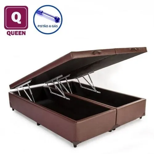 Cama Box Baú Queen Size - 1.58 x 1.98 x 35 cm - Somos fabricantes