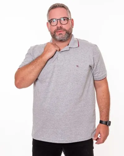 Gola Polo Masculina Plus Size