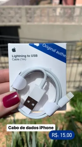 Cabo USB Carregador IPHONE - Entrega Rápida Grátis
