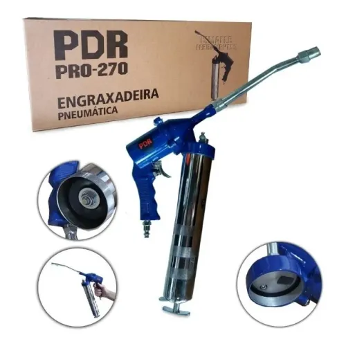 Engraxadeira Pneumática Lubrificador Pdr Pro-270 400ml