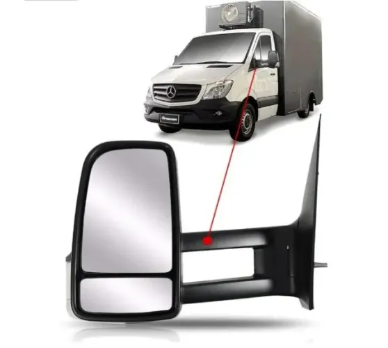 Retrovisor manual braço extra longo lado esquerdo - Sprinter 2013 a 2019