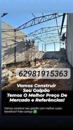 Construção de Galpões Comercial e Industrial 