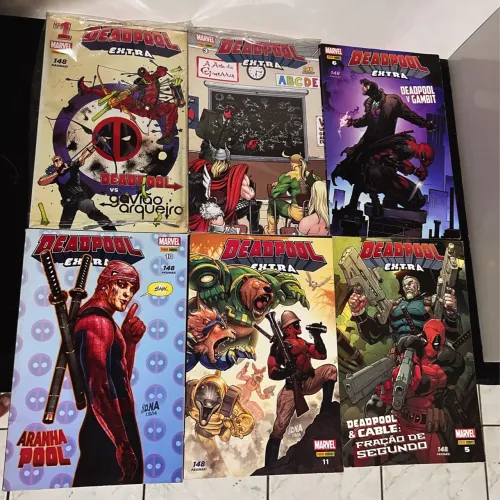 Deadpool Extra volumes 1, 3, 5, 6, 10 e 11