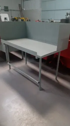 Bancada trabalho em aço