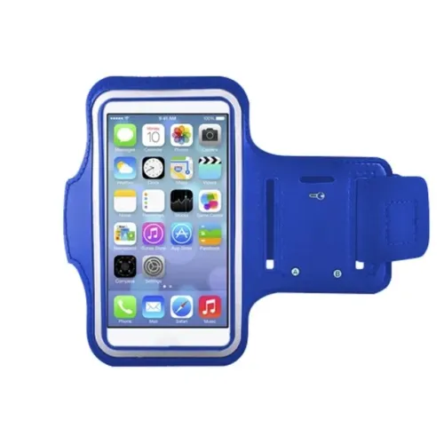 capa suporte de celular para braço le-3709 5,5" iti blue-azul