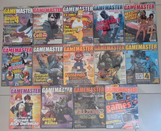 Revistas de Games, Game Master - Preços de cada Edição na descrição