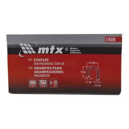 Grampo 10mm da MTX Caixa Com 5000 Und