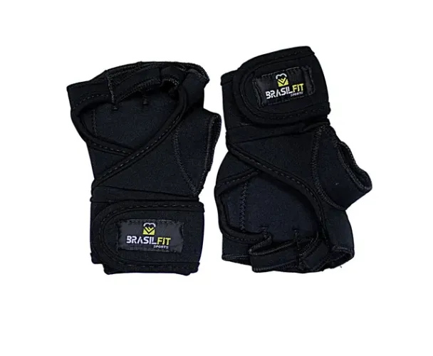 Luva de Musculação Neoprene - Mod. C/ Munhequeira 