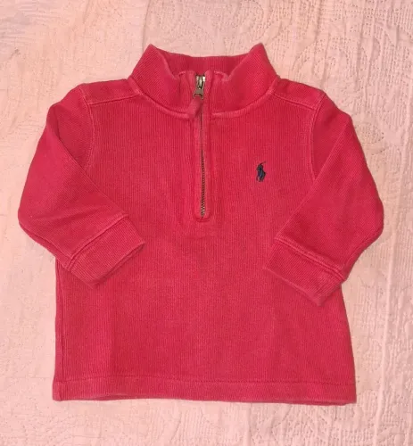 Blusa - Polo Ralph Lauren Infantil vermelho - tam 18 meses