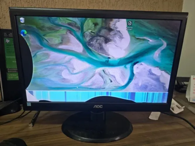 Monitor Aoc 18,5 Polegadas Widescreen E950sw Led Lcd Com Nf (COM DETALHES)