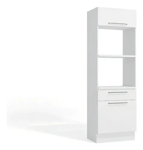 Kit Forno Torre Quente Kappesberg Suprema 2 Portas 1 Gaveta Branco 70cm x 52cm
