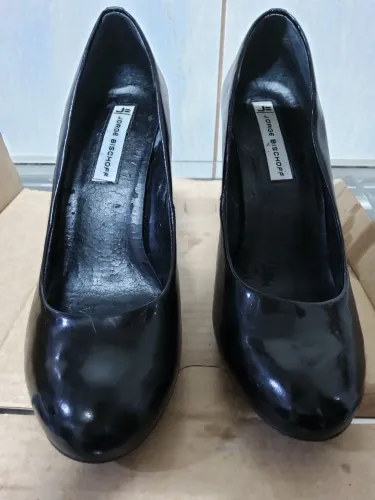 Sapato de verniz preto José Bischoff