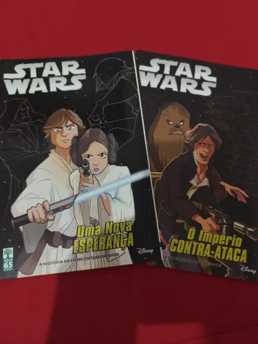 Star Wars - Quadrinhos - Uma Nova Esperança e O Império Contra Ataca (Disney)
