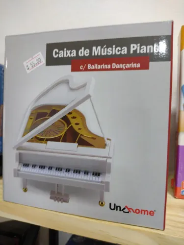 Caixa de Música Piano com Bailarina