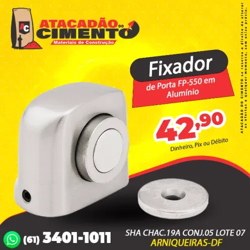 Fixador de Porta FP-550 em Alumínio