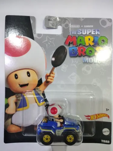 Carrinho Hot Wheels The Super Mario Bros Movie Toad 1:64 Mattel