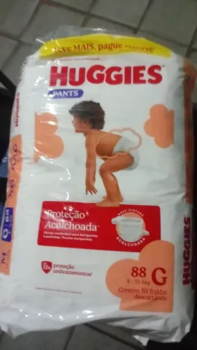 Fralda g huggies
