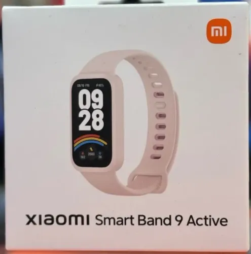 Xiaomi Smart Band Smart Band 9 Active Tela De 1.47 Com Pulseira De Tpu Com Caixa Cor Rosa