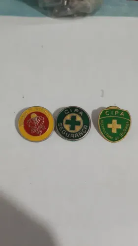 Broches de Segurança CIPA e Brigada de Incêndio 