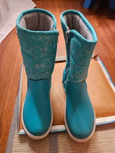 Botas infantis Frozen - Azul - Tamanho 29