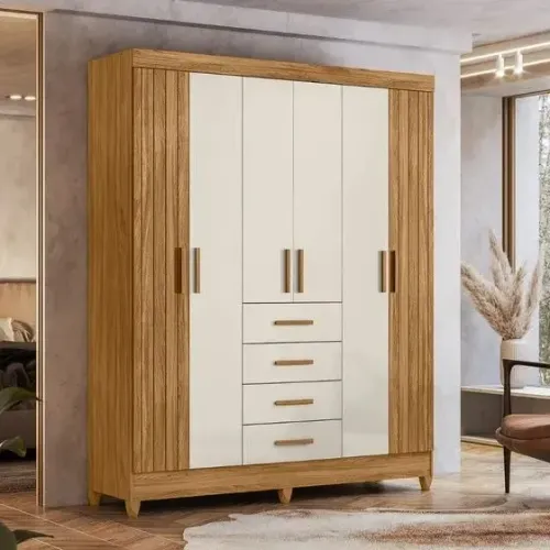Guarda Roupa 6 Portas 4 Gavetas FAZEMOS ENTREGAS