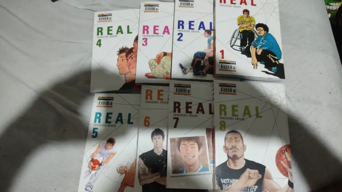 Mangá Real edições de 01 a 08