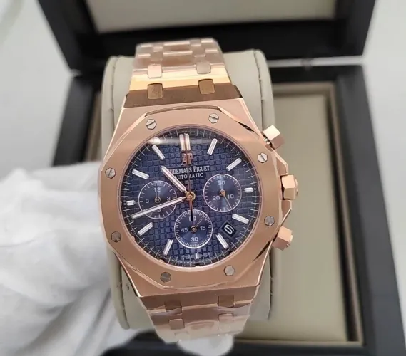 Relógio Audemars Piguet Royal Oak Chronograph Ouro Rose