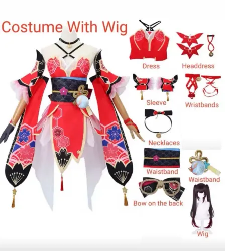 Fantasia Completa com Peruca - Cosplay