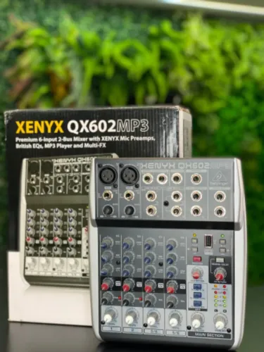 MESA SOM BEHRINGER QX602MP3 - MIXER XENYX - BI-VOLT